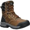 KEEN Utility Boots: 1029854 Bison Black Soft Toe Evanston 8" Insulated Waterproof Boot