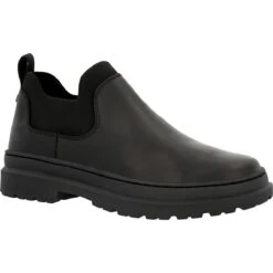 Georgia Boot Georgia Shoes: Men's GB00634 Black Soft Toe Romeo SuperLyte Pull On Work Shoe