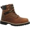 Georgia Boots: Men's GB00635 Brown Soft Toe 6" Core 37 Waterproof Slip Resistant Work Boot