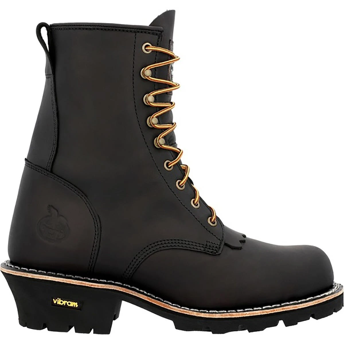 Georgia Boots: Men's GB00648 Black Soft Toe Forestry EH 8" Logger Work Boot - Image 2