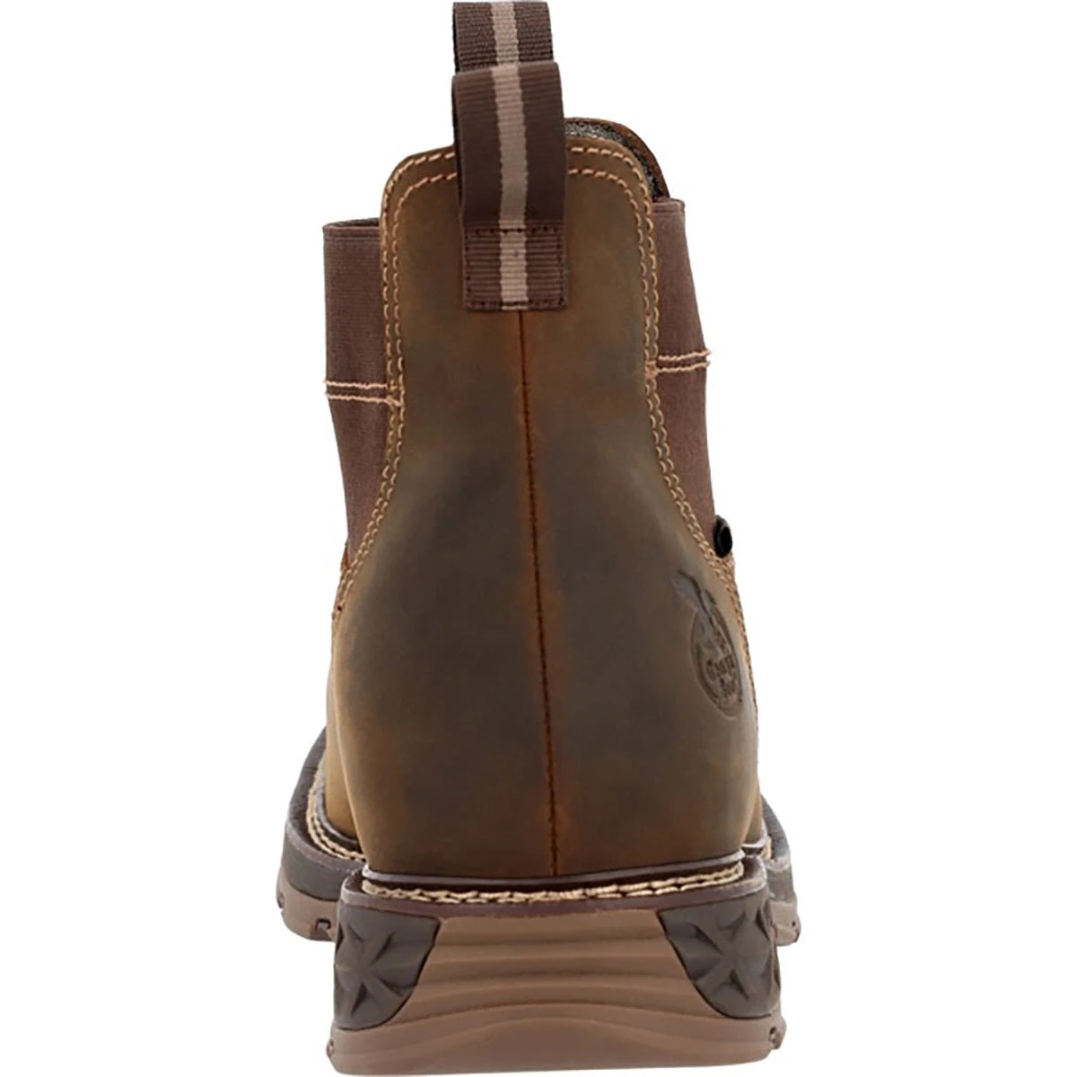 Georgia Boots: Men's GB00701 Brown Alloy Toe Carbo-Tec FLX Waterproof Chelsea Work Boot - Image 5