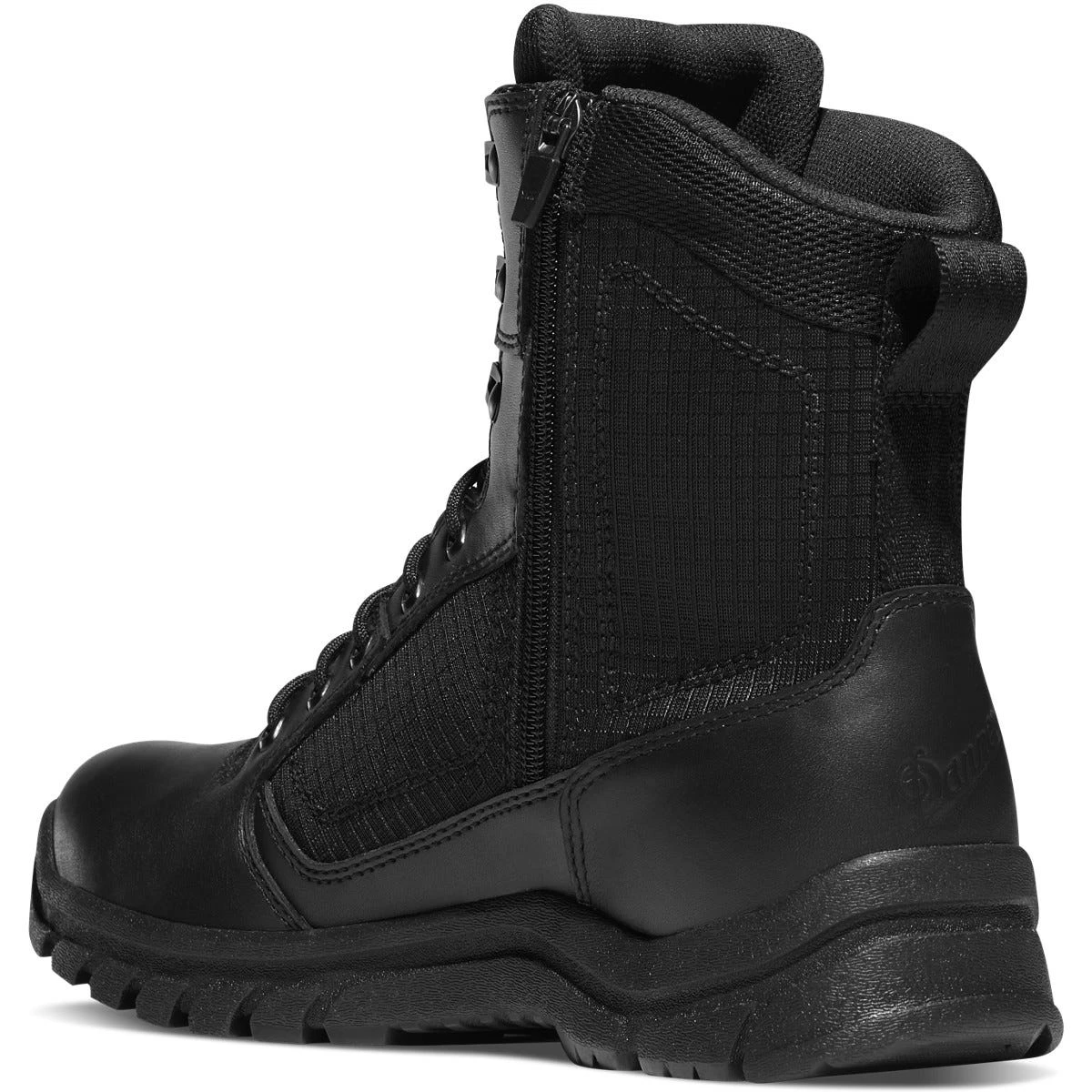 Danner Boots: Men's 23824 Black 8" Side-Zip Lookout Boots - Image 2
