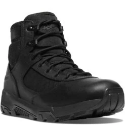 Danner Boots: Men's 24430 Black Soft Toe Waterproof Sonic Side Zip 6" Dry Work Boot