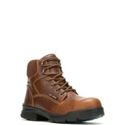 Wolverine Boots: Men's W241100 Brown Composite Toe DuraShocks SR Icon 6" CarbonMax Work Boot