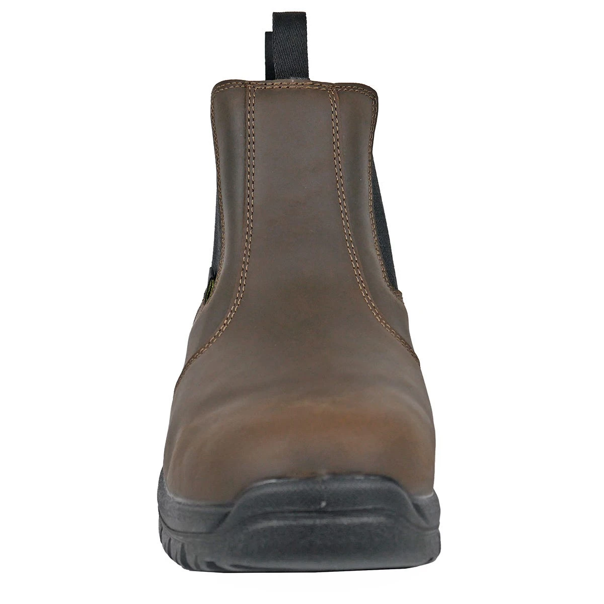 Hoss Boots: Men's 50440 Brown Composite Toe Snip Chelsea Met Guard Waterproof Pull On Work Boot - Image 5