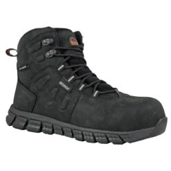 Hoss Boots: Men's 60177 Black Composite Toe Tikaboo UL Waterproof Slip Resistant Work Boot