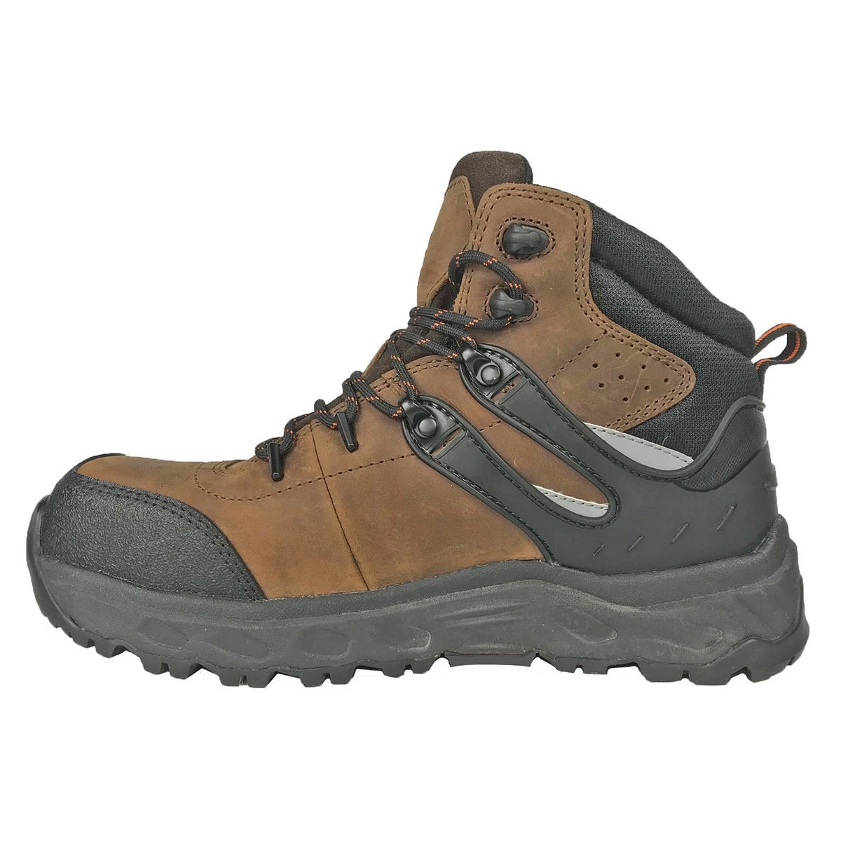 Hoss Boots: Men's 60203 Brown Aluminum Toe Stomp Waterproof Slip Resistant Work Boot - Image 3