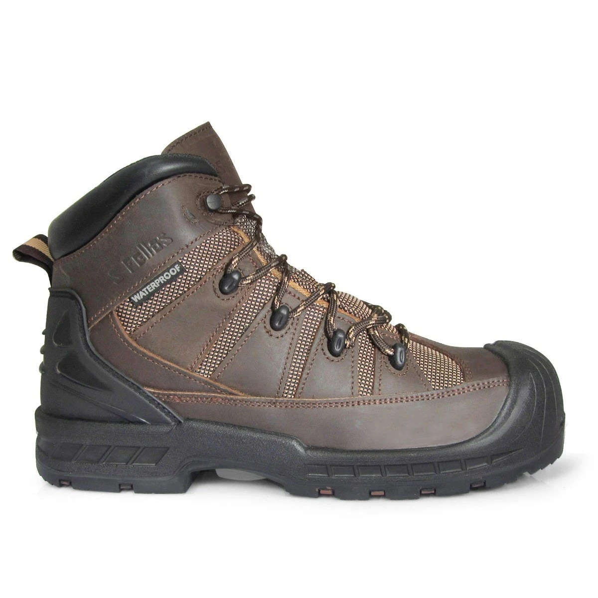 Genuine Grip Boots: Men's 6300 Brown Composite Toe Trekker Puncture Resistant Work Boot - Image 4