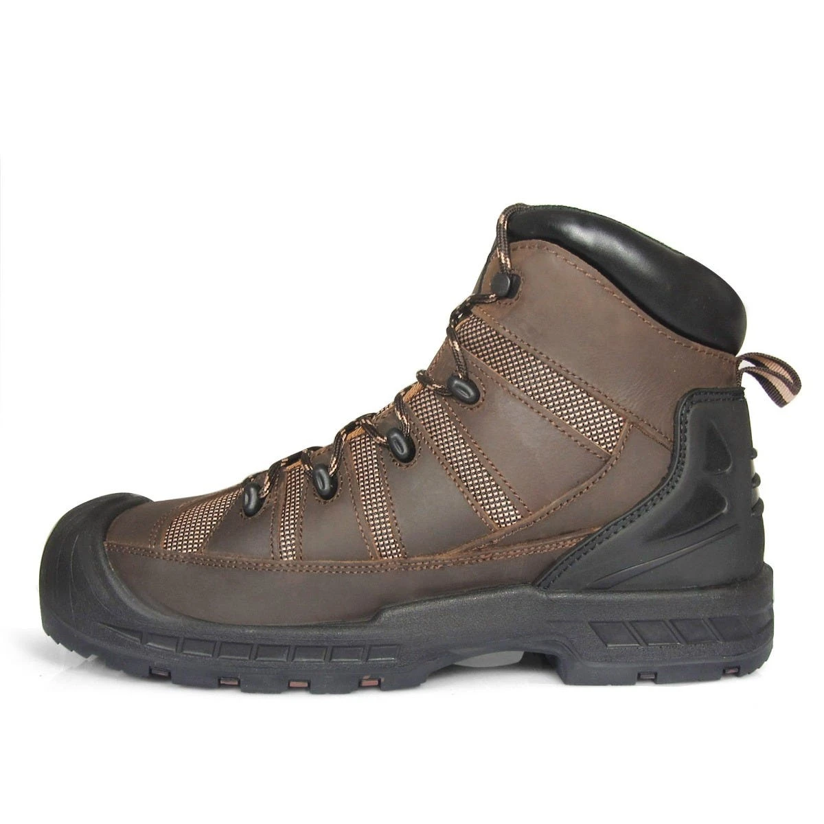Genuine Grip Boots: Men's 6300 Brown Composite Toe Trekker Puncture Resistant Work Boot - Image 3