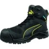 Puma Safety: Men's 632705 200 Black Composite Toe Rock Hd MID EH Slip Resistant Waterproof Work Boot