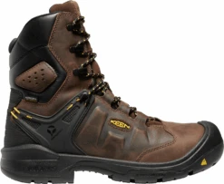 Keen Utility: Men's 1024186 Dark Earth Black Dover 8" Carbon Fiber Waterproof Work Boot