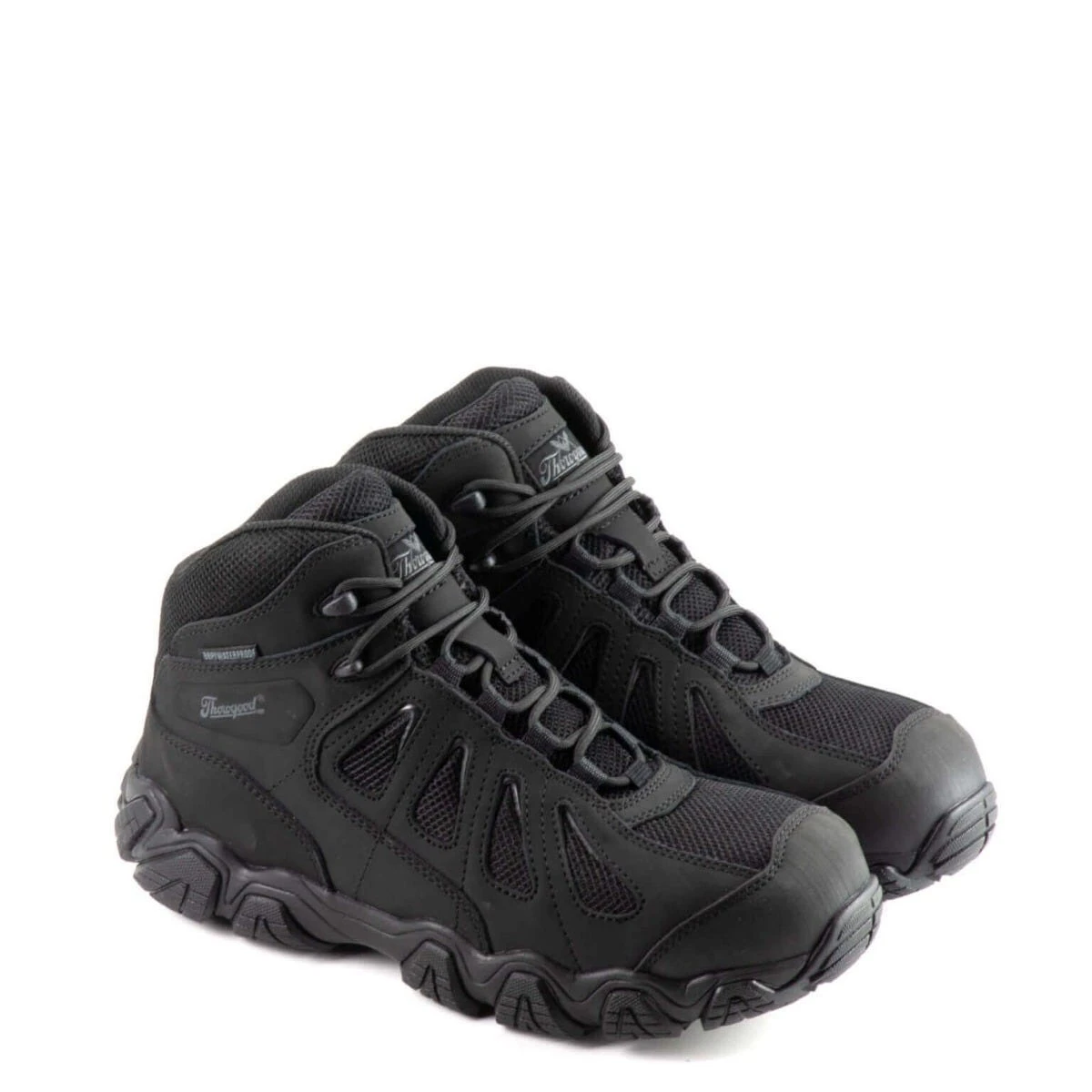 Thorogood Boots: Men's 804-6494 Black Crosstrex Composite Toe Hiker Work Boot - Image 2