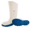 Tingley Boots: Unisex 77258 White Blue Steplite 15 IN Steel Toe Waterproof PVC Boot - Image 3