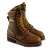 Thorogood Boots: Men's 804-3554 Brown CrazyHorse Insulated Steel Toe Logger Work Boot