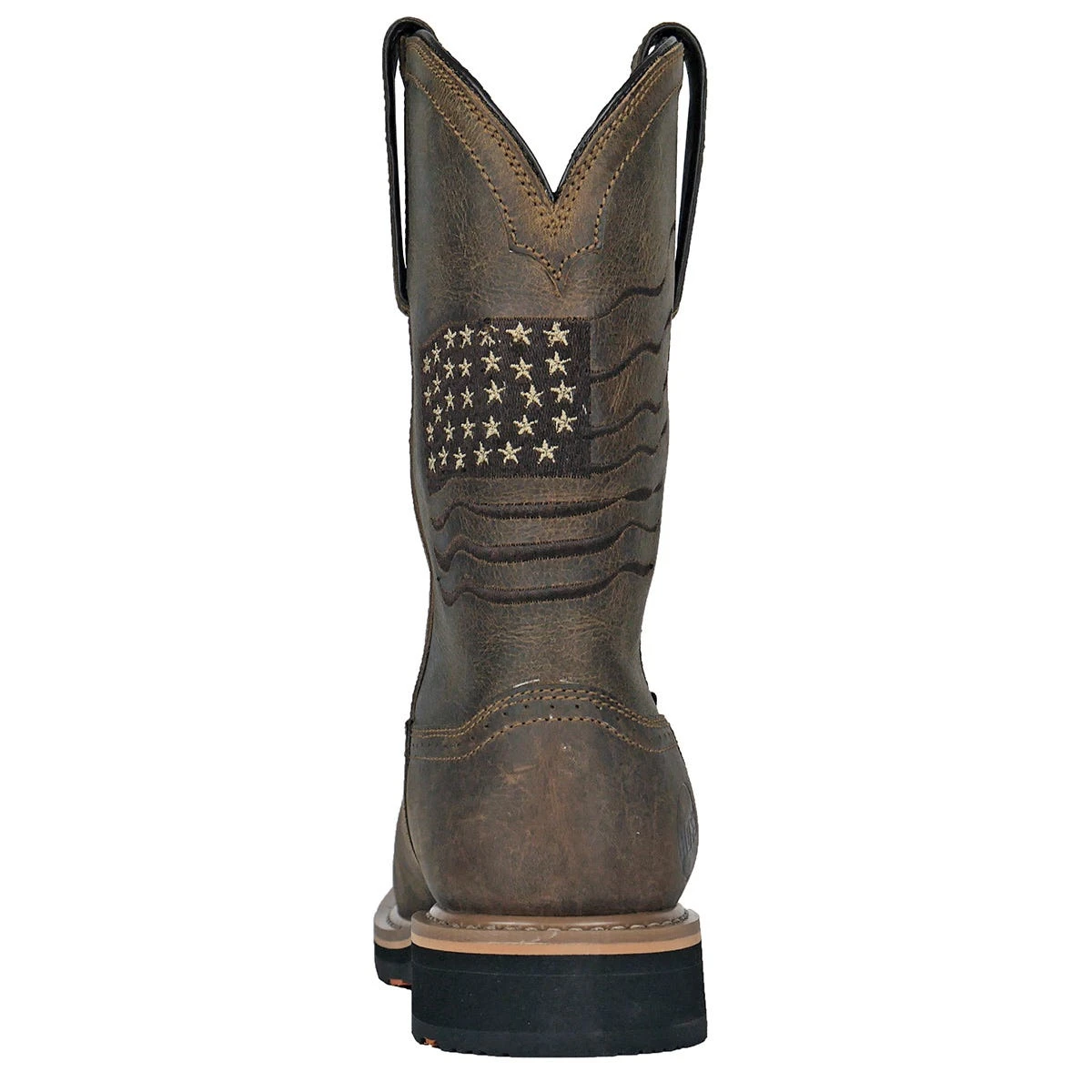 Hoss Boots: Men's 92065 Brown Composite Toe Rushmore Pull On Waterproof Work Boot - Image 6