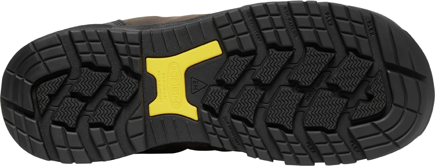 Keen Utility Boots: Men's 1026487 Dark Earth Black Carbon Toe 6" Waterproof Independence Boot - Image 3