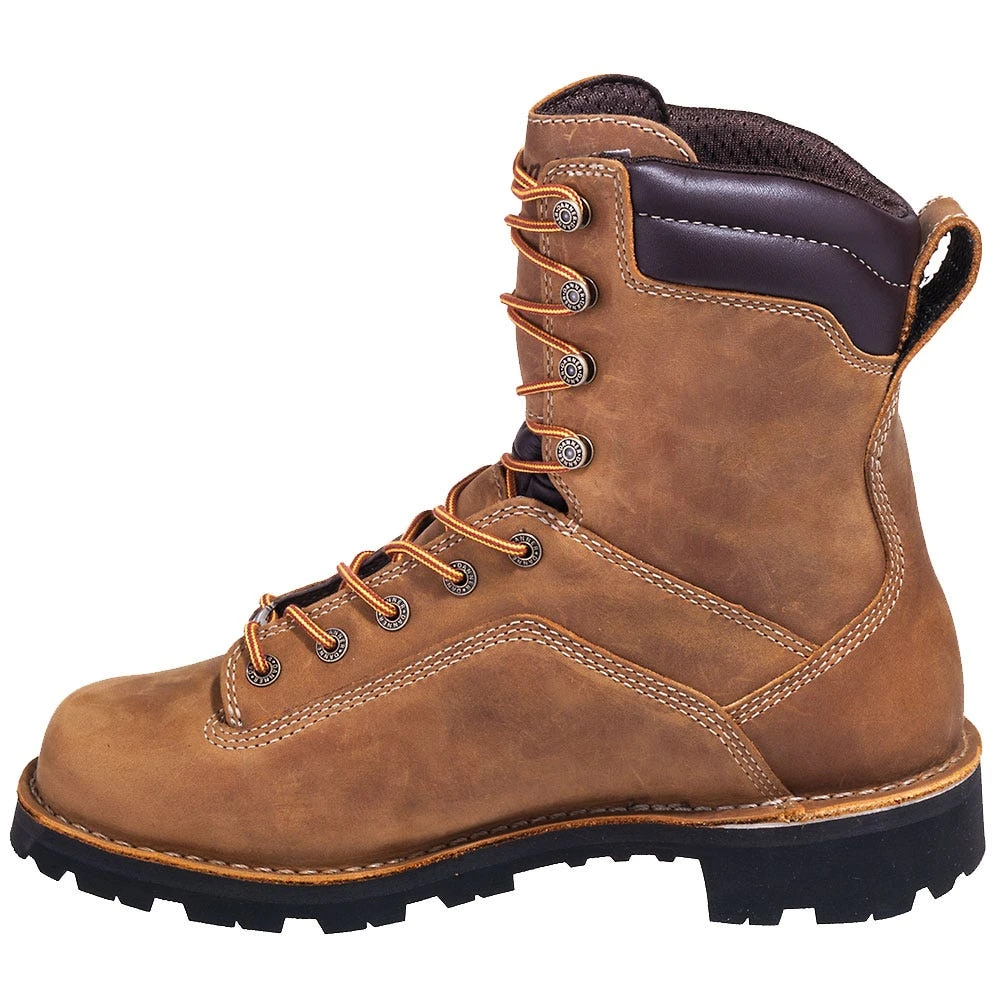 Danner Boots: Men's 17315 EH Brown Waterproof USA-Made Quarry Boots - Image 7