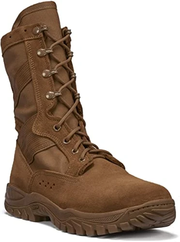 Belleville Boots: Men's C320 USA-Made Dark Tan One Xero Assault Military Boots