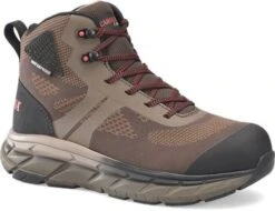 Carolina Boots: Men's CA1915 Brown Composite Toe Waterproof Align Voltrex Hi Athletic Hiker Boot