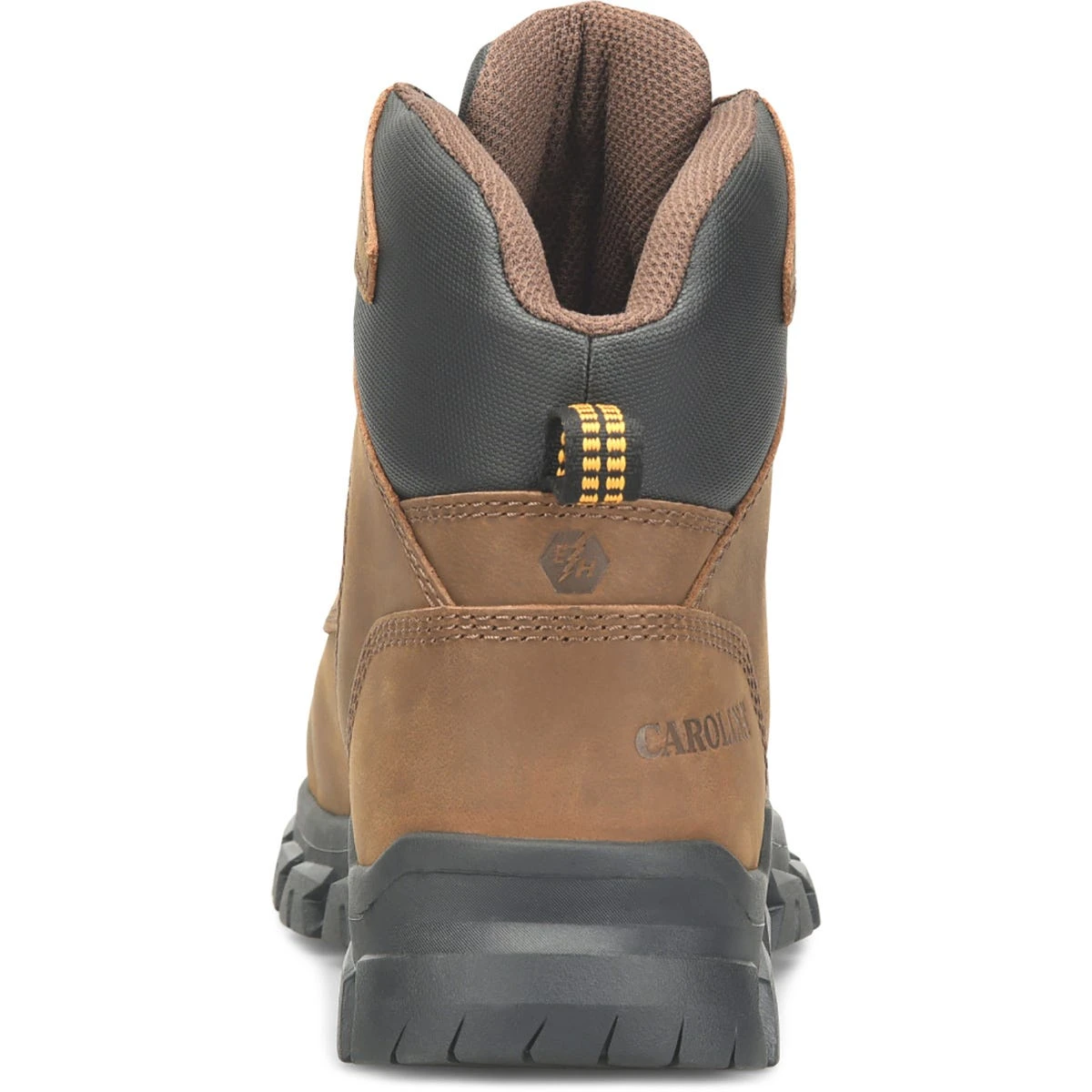 Carolina Boots: Men's CA3594 Brown Steel Toe Internal Met Guard 6" Work Boot - Image 5