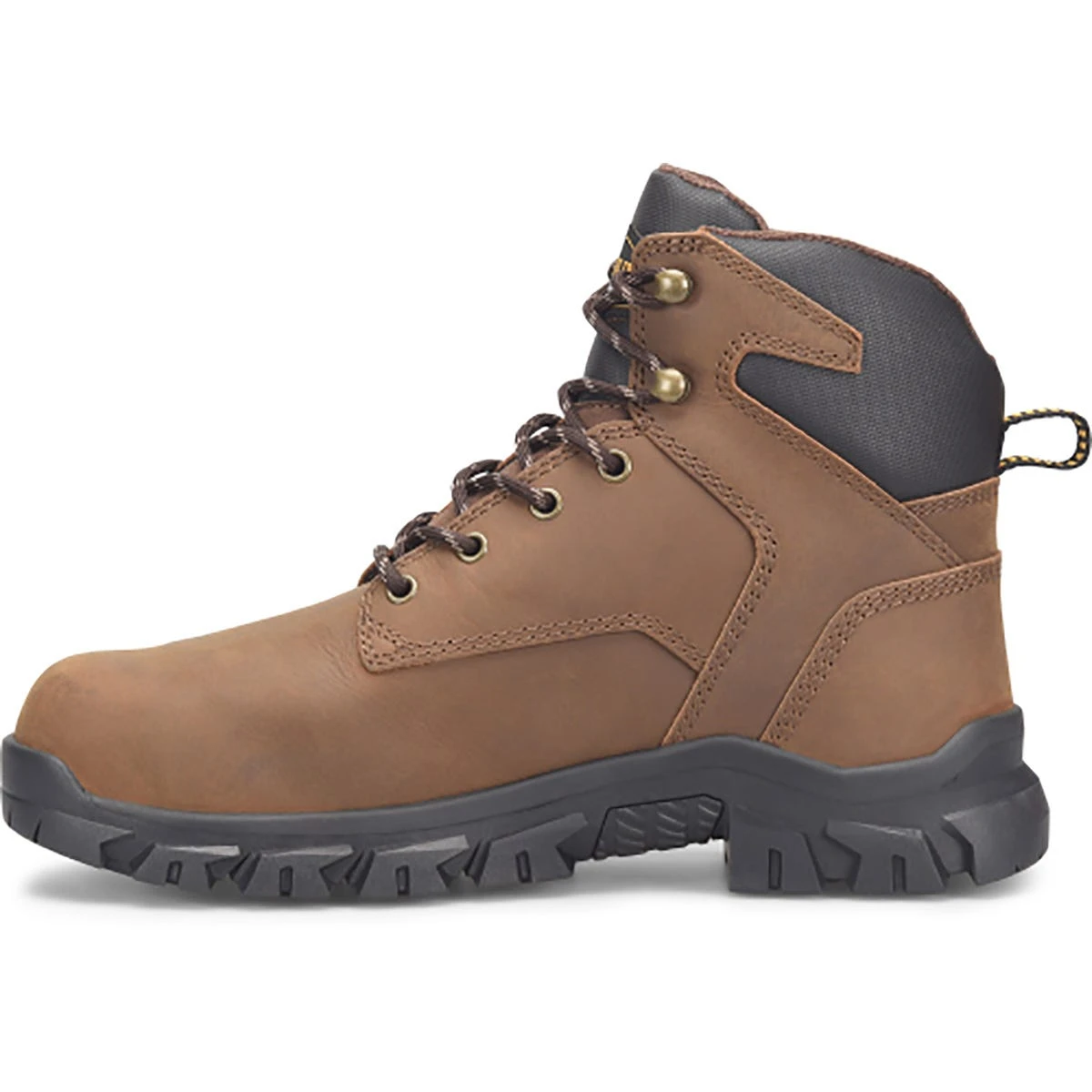 Carolina Boots: Men's CA3594 Brown Steel Toe Internal Met Guard 6" Work Boot - Image 3