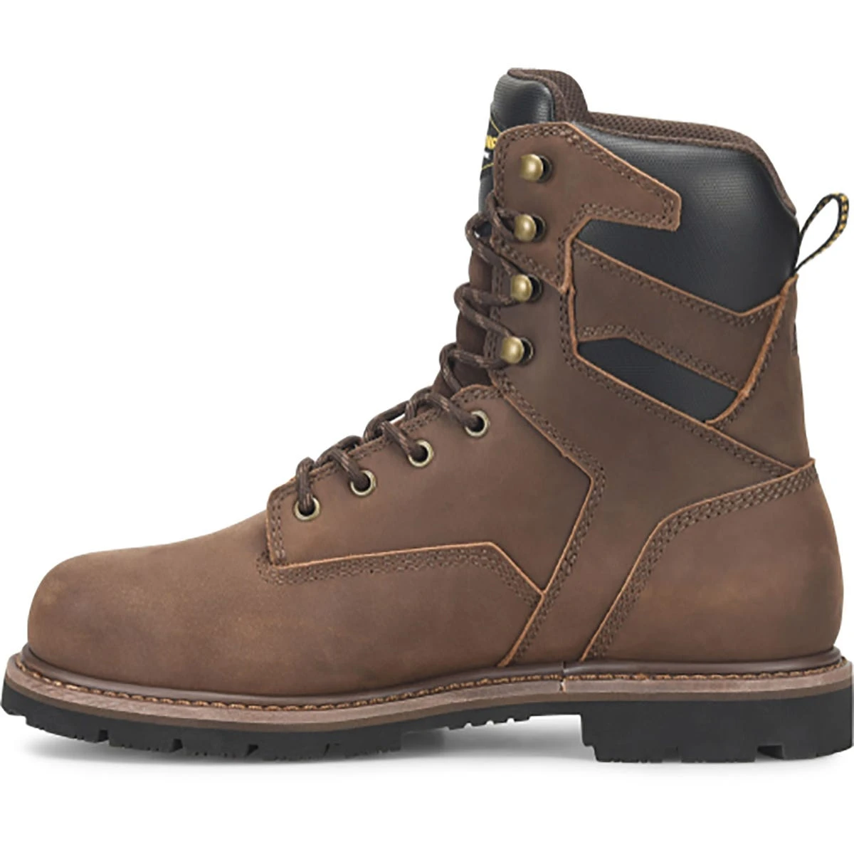 Carolina Boots: Men's CA3599 Brown Steel Toe 8" Gruntz Waterproof EH Work Boot - Image 3