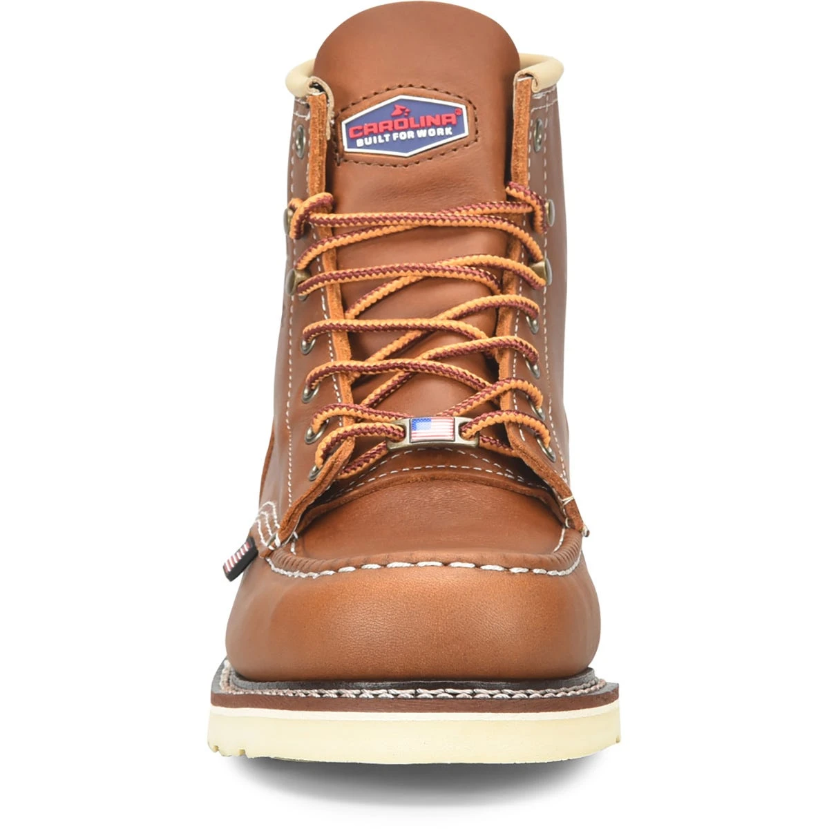 Carolina Boots: Men's CA7003 Brown Soft Toe 6" USA Made AMP Union Built EH Work Boot - Image 4