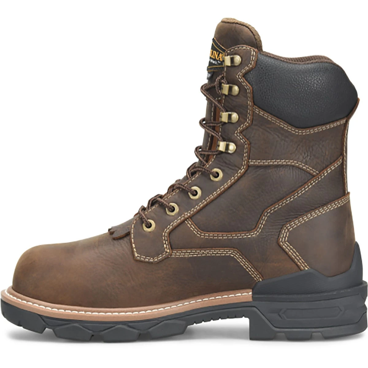 Carolina Boots: Men's CA7838 Brown Composite Toe 8" Contestor Waterproof Insulated Work Boot - Image 3