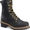 Carolina Boots: Men's CA825 Black 8" Elm Logger Boot