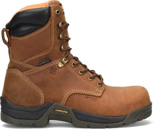 Carolina Boots: Men's Brown Composite Toe CA8520 Waterproof Boots - Image 2
