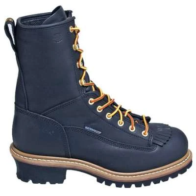 Carolina Boots: Men's Waterproof CA8825 Lug Sole EH Logger Boots - Image 4