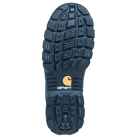 Carhartt Boots: Men's Brown CMF6066 Slip Resistant Leather Work Flex EH Boots - Image 6