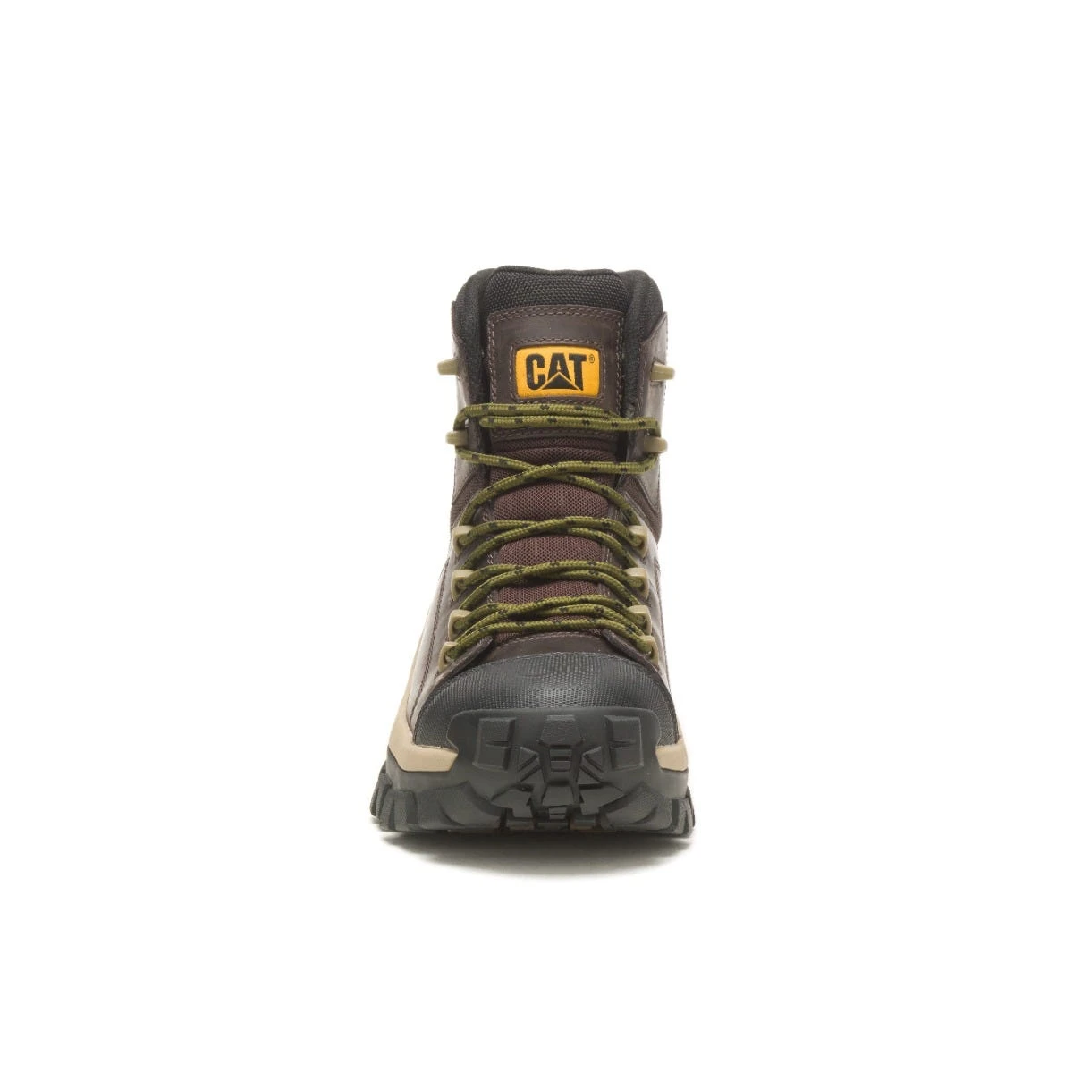 Caterpillar Boots: Men's P91541 Coffee Bean Composite Toe Invader Hiker Waterproof Work Boot - Image 5