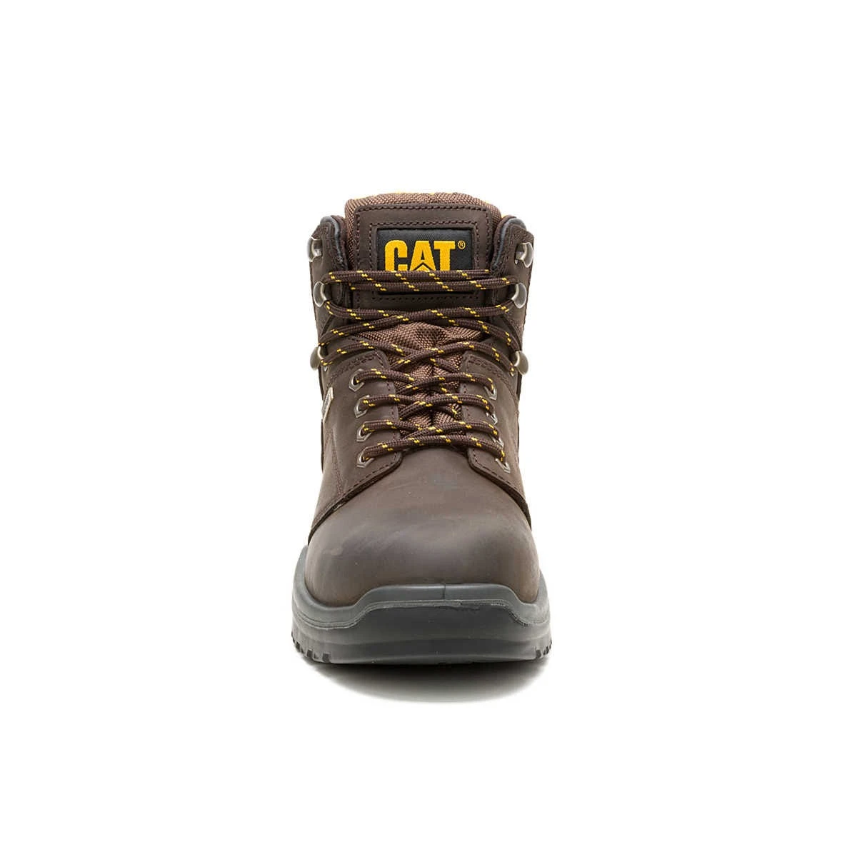 CAT Boots: Men's P91720 Brown Steel Toe Striver Waterproof EH Work Boot - Image 4