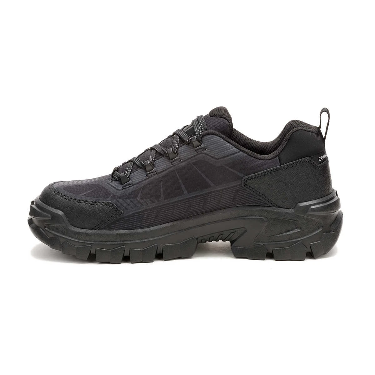 CAT Shoes: Men's P91766 Black Composite Toe Invader Sport Lo Mesh EH Slip Resistant Work Shoe - Image 3