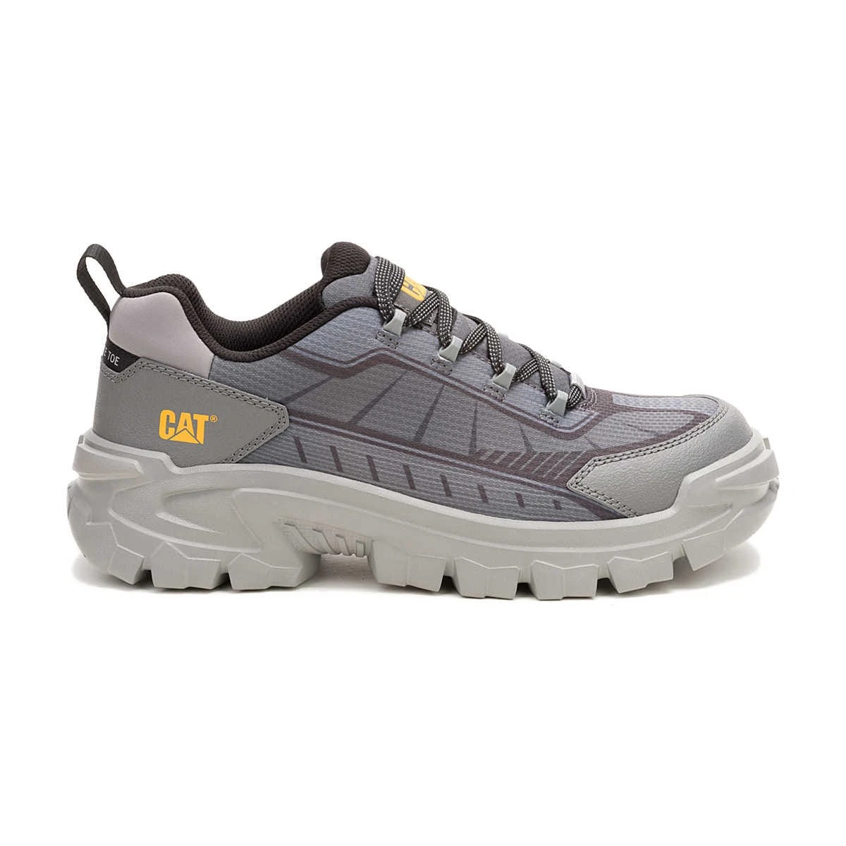 CAT Shoes: Men's P91767 Gargoyle Composite Toe Invader Sport Lo Mesh EH Slip Resistant Work Shoe - Image 2