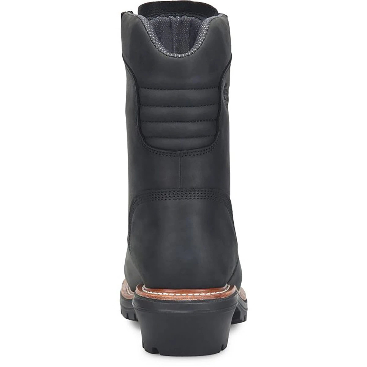 Chippewa Boots: Men's TH1021 Charcoal Black Nano Composite Toe Thunderstruck 9" Insulated Waterproof Logger Work Boot - Image 6