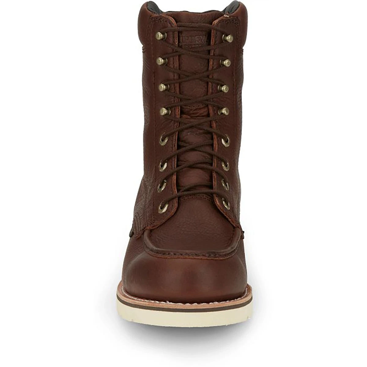 Chippewa Boots: Men's 25346 Briar Haystack Brown Soft Toe Edge Walker 8" Waterproof Lace Up Wedge Work Boot - Image 4