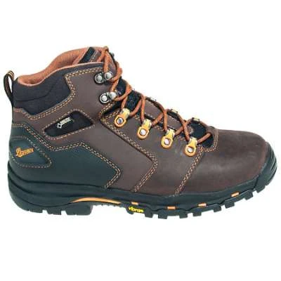 Danner Boots: Men's 13860 EH Brown Waterproof Composite Toe Vicious Work Boots - Image 4