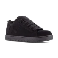 DC Shoes: Men's DC60101 Black Composite Toe Court Graffik Work Slip Resistant Work Shoe