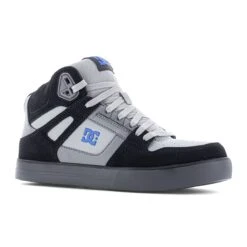 DC Shoes: Men's DC60205 Black Gray Blue Composite Toe Pure Work High-Top Slip Resistant Work Shoe
