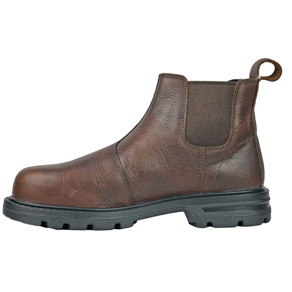 DieHard Boots: Men's DH60860 Brown Composite Toe Nitro Slip Resistant EH Pull On Work Boot - Image 3