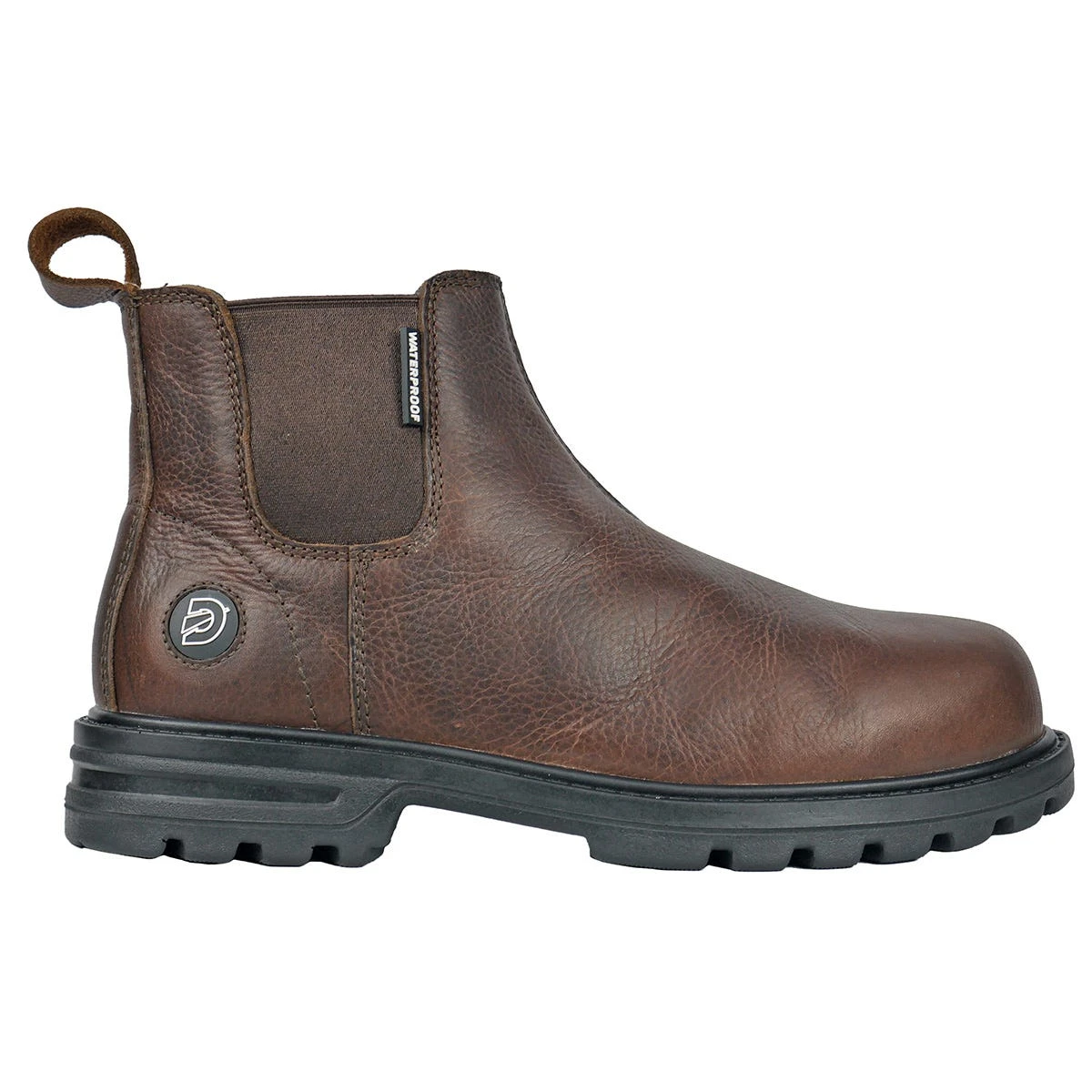DieHard Boots: Men's DH60860 Brown Composite Toe Nitro Slip Resistant EH Pull On Work Boot - Image 2