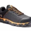 Timberland Pro Shoes: Men's A1B6S Black Orange PowerTrain Sport Alloy Toe Athletic Work Shoes