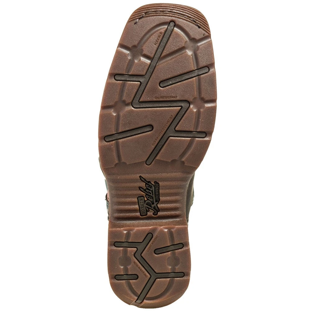 Durango Boots: Men's Steel Toe DB020 American Flag Rebel Cowboy Boots - Image 6