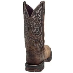 Durango Boots: Men's Brown Rebel DB4343 Steel Toe EH Cowboy Work Boots