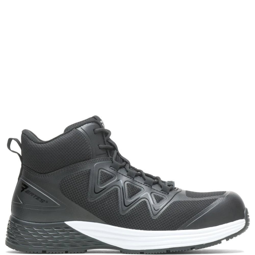 Bates Boots: Men's E09100 Black Composite Toe Rush Mid Work Boot - Image 2