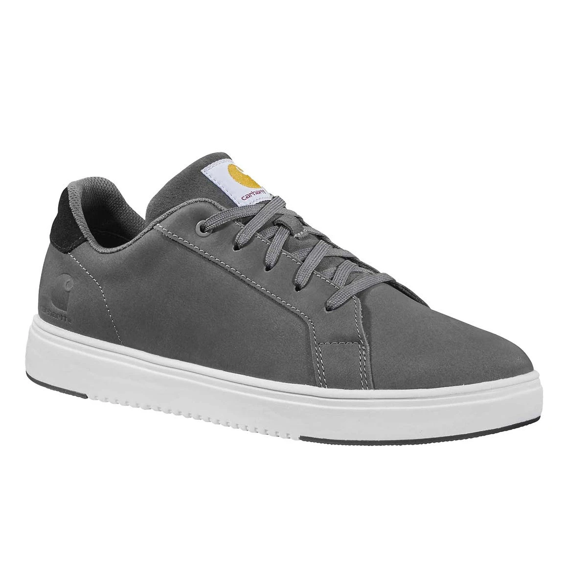 Black Diamond Carhartt Shoes: Men's FC2123-M Medium Grey Soft Toe Detroit Slip Resistant EH Leather Sneaker