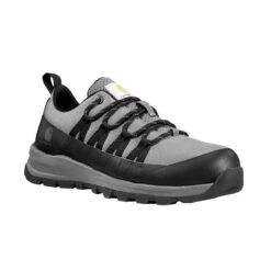 Black Diamond Carhartt Boots: Men's FH2486-M Grey Nano Toe Gilmore Low Ripstop Slip Resistant Work Boot