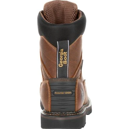 Georgia Boots: Men's GB00318 Brown EH 8" Waterproof Georgia Giant Revamp Work Boots - Image 4
